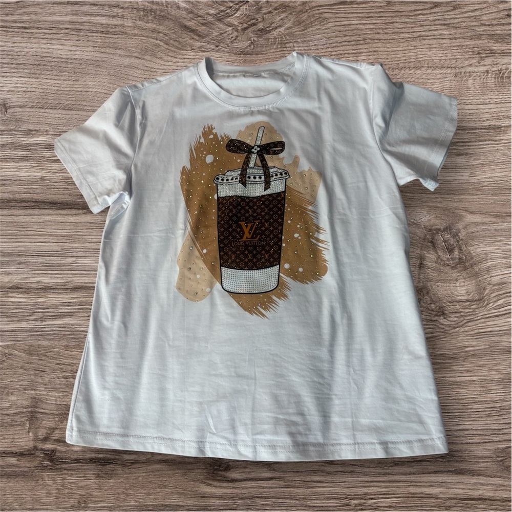 New women’s Fashion White Graphic T-Shirt